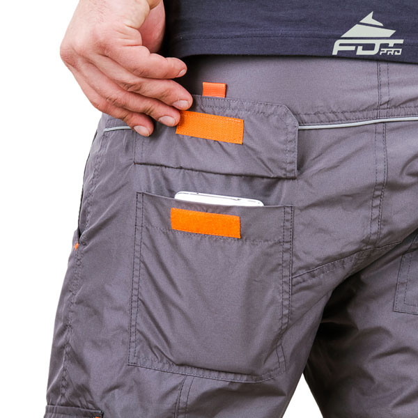 Convenient Design FDT Pro Pants with Durable Side Pockets for Dog Trainers