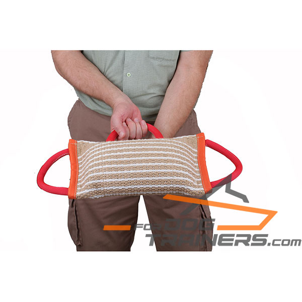 Bite Pillow with Three Handles for Proper Bite Grip Development