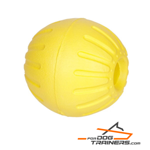 Durable Yellow Ball for Dog training