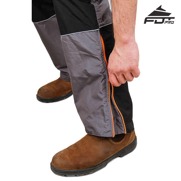 FDT Professional Design Dog Tracking Pants with Top Rate Zippers