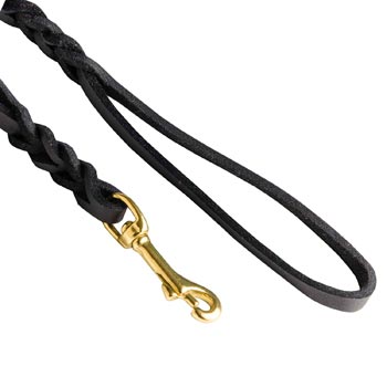 Braided Dog Leash with Snap Hook Easy Connected with Canine Collar for Dogue de Bordeaux