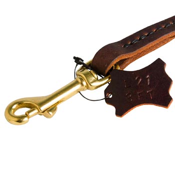 Rustproof Snap Hook for leather Dogue de Bordeaux Leash