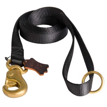 Dogue de Bordeaux Nylon Leash for Dog Patrolling