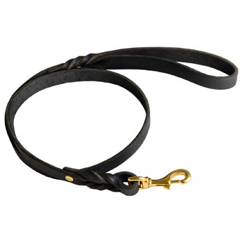Best Training Dogue de Bordeaux Leash with Braided Details on Opposite Sides