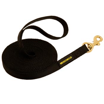 Dogue de Bordeaux Nylon Dog Leash for Tracking Work